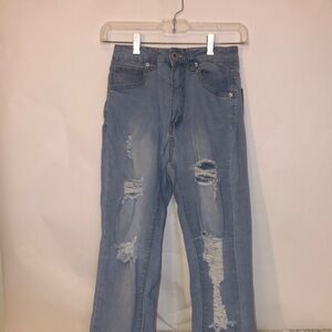 Junior Ripped Blue Jeana